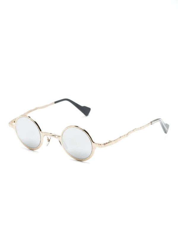 Kuboraum Z17 zonnebril met rond montuur - Goud