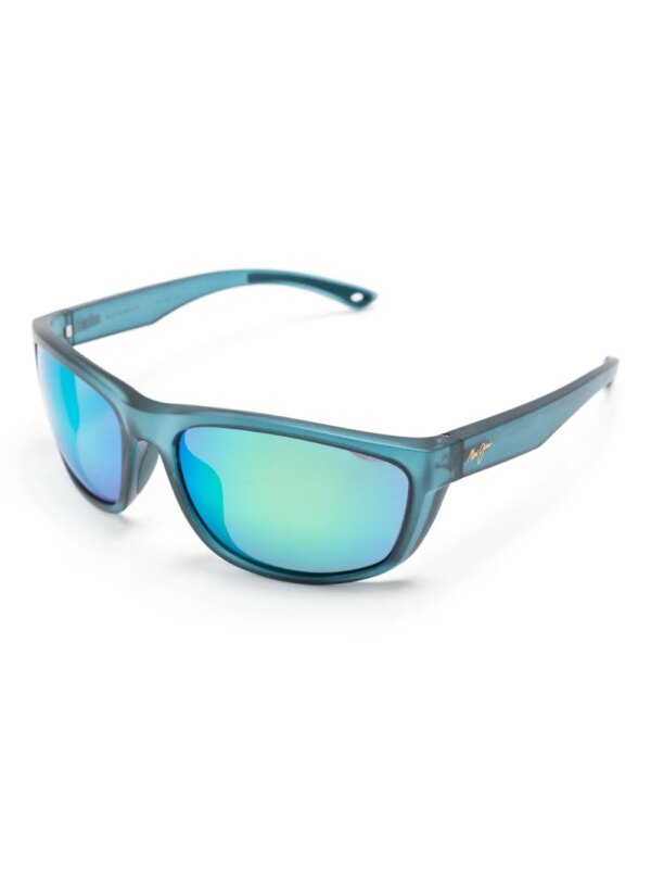 Maui Jim Predator 03 zonnebril met logoplakkaat - Blauw