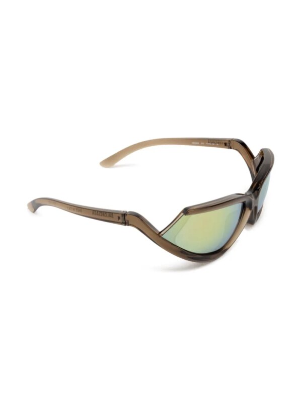 Balenciaga Eyewear Side Xpander zonnebril met cat-eye montuur - Bruin