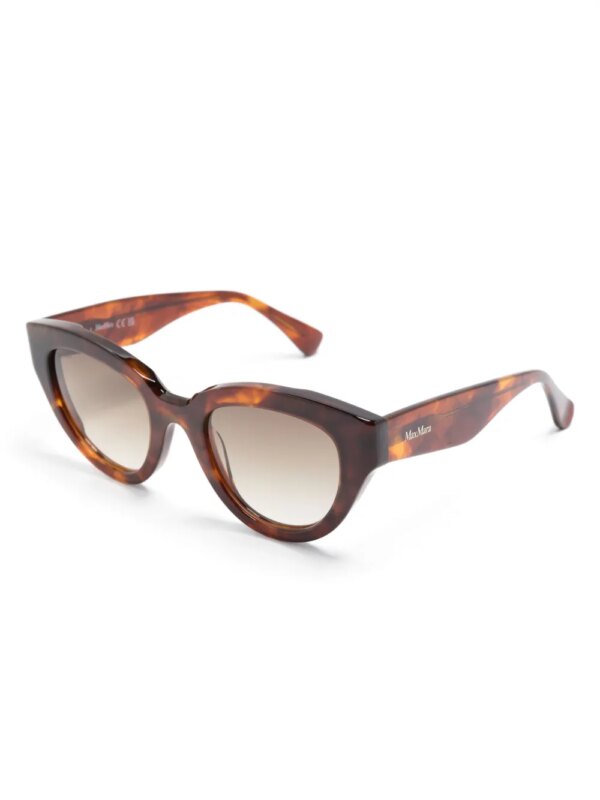 Max Mara Eyewear Zonnebril met cat-eye montuur - Bruin