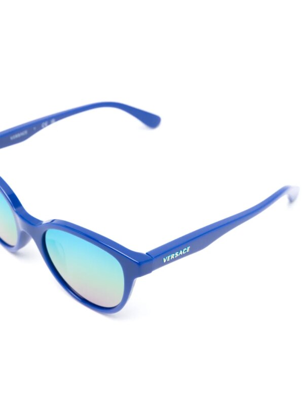 Versace Kids Zonnebril met cat-eye montuur - Blauw