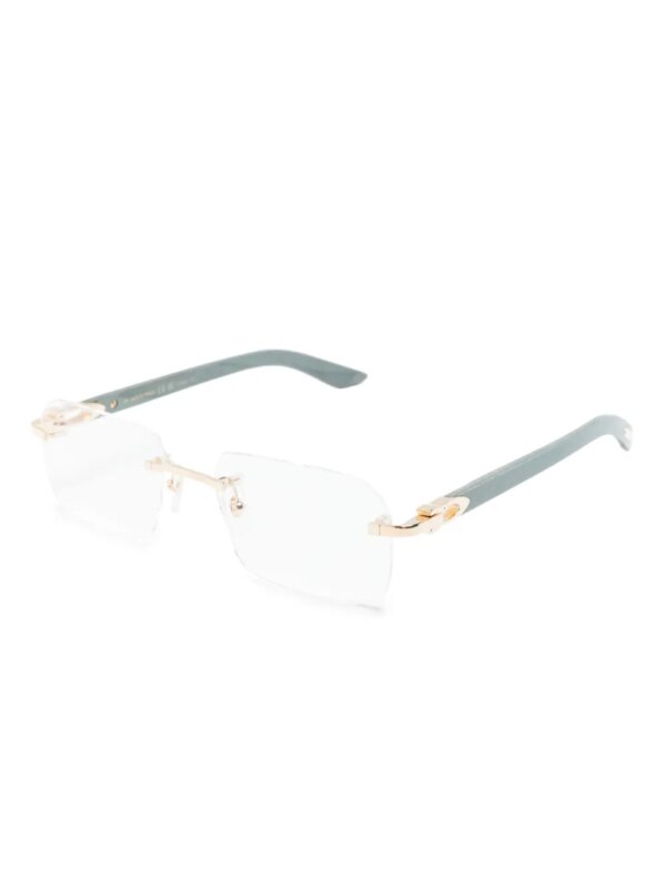 Cartier Eyewear Zonnebril met geometrisch montuur - Grijs