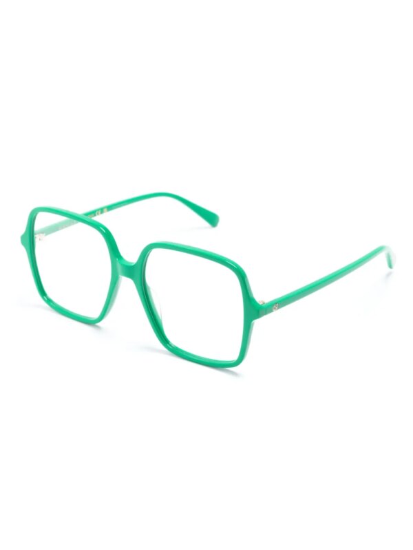 Gucci Eyewear GG zonnebril met oversized montuur - Groen