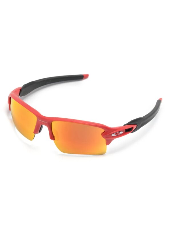 Oakley Flax 2.0 zonnebril met geometrisch montuur - Rood