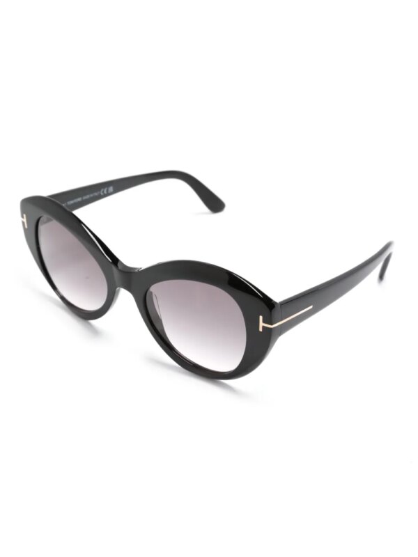 TOM FORD Eyewear Zonnebril met cat-eye montuur - Zwart