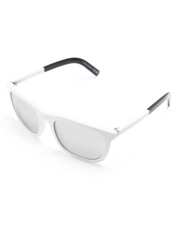 Moncler Eyewear Kolligian zonnebril met rechthoekig montuur - Zwart