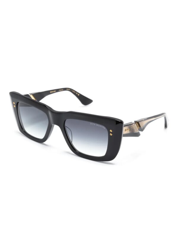 Dita Eyewear Zonnebril met cat-eye montuur - Zwart
