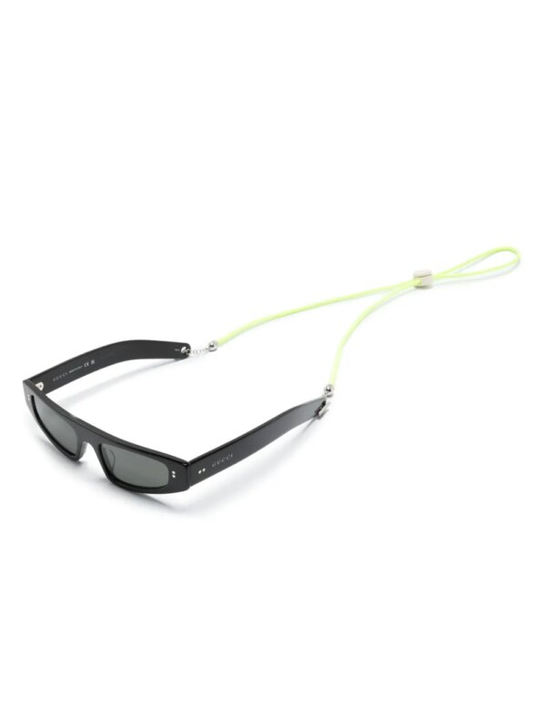 Gucci Eyewear Zonnebril met cat-eye montuur - Zwart