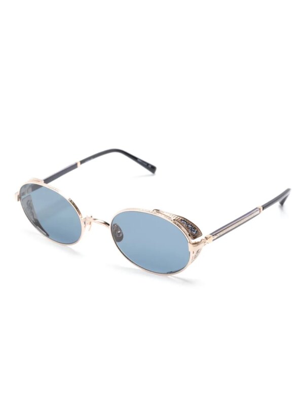 Matsuda M3137 zonnebril met rond montuur - Blauw