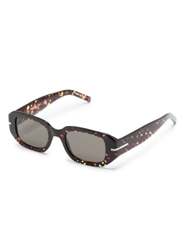 BOSS 1608S zonnebril met rechthoekig montuur - Bruin