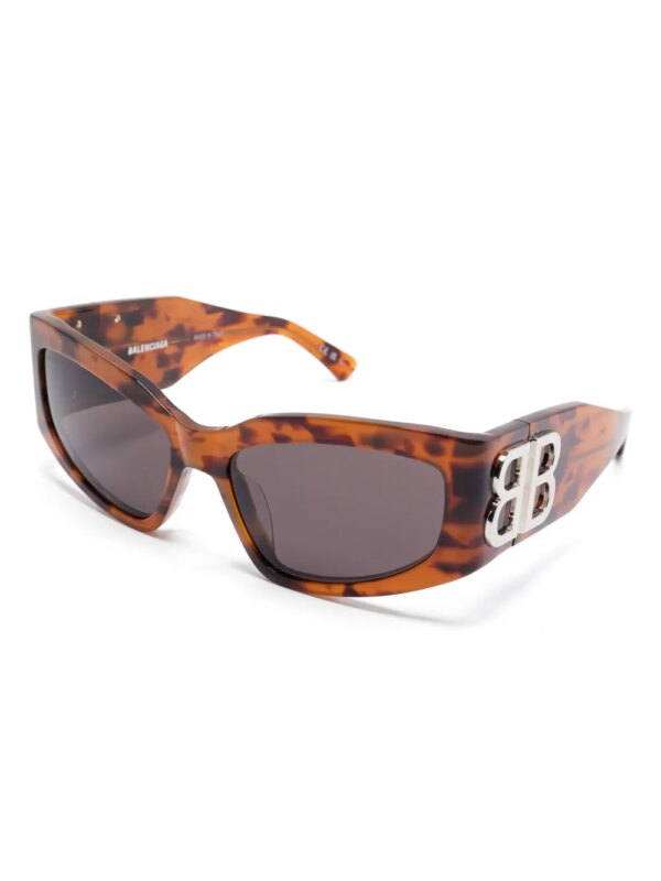 Balenciaga Eyewear Bossy Cat zonnebril - Bruin