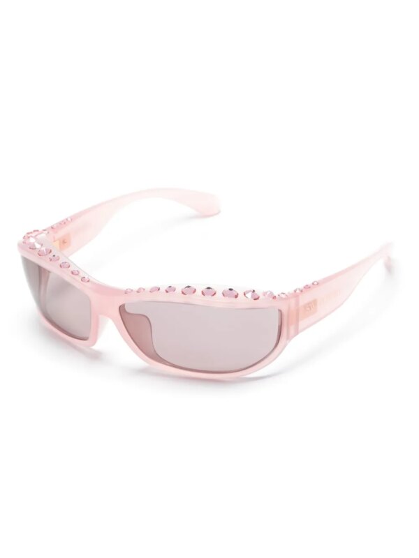 Swarovski Eyewear Zonnebril met ovaal montuur - Roze