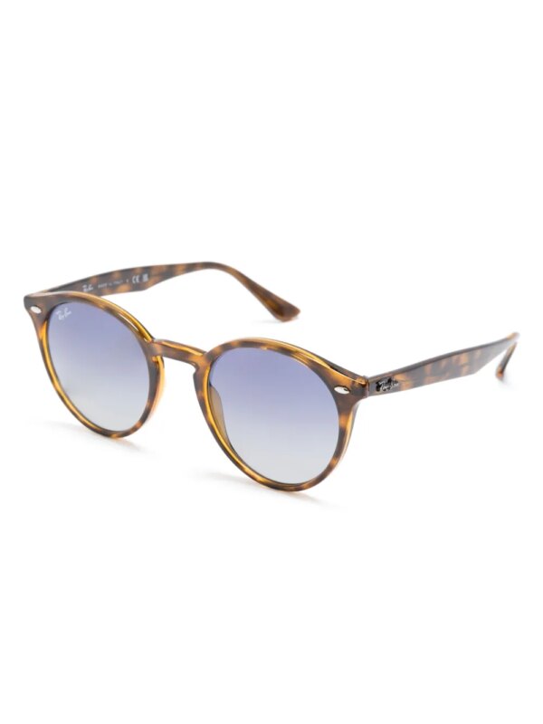 Ray-Ban Zonnebril met rond montuur - Bruin