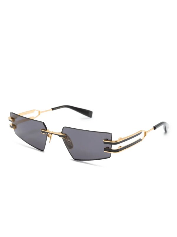 Balmain Eyewear Fixe zonnebril zonder montuur - Goud