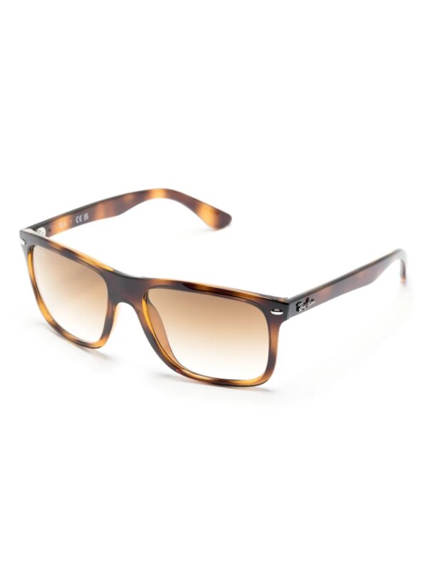 Ray-Ban Boyfriend Two zonnebril met schilpadschild design - Bruin