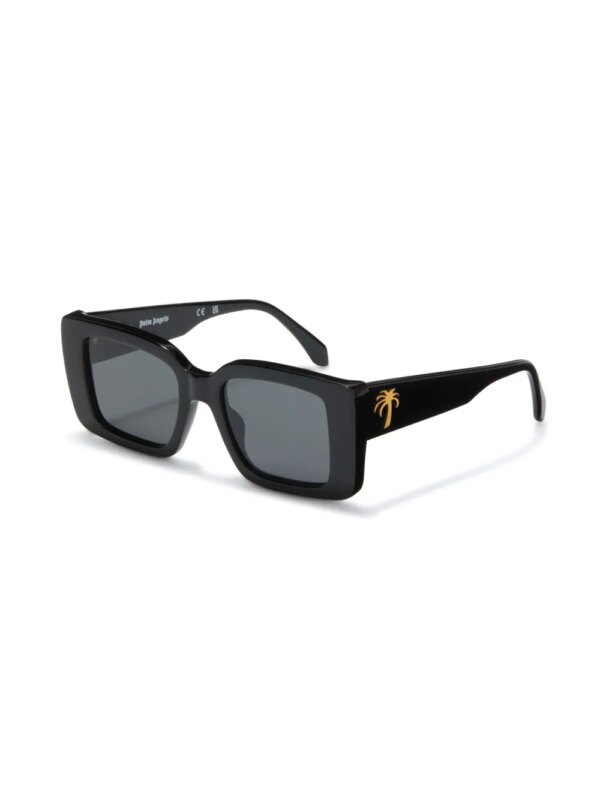 Palm Angels Eyewear Dorris zonnebril met vierkant montuur - Zwart