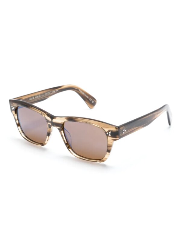 Oliver Peoples Birell Sun zonnebril met getinte glazen - Bruin