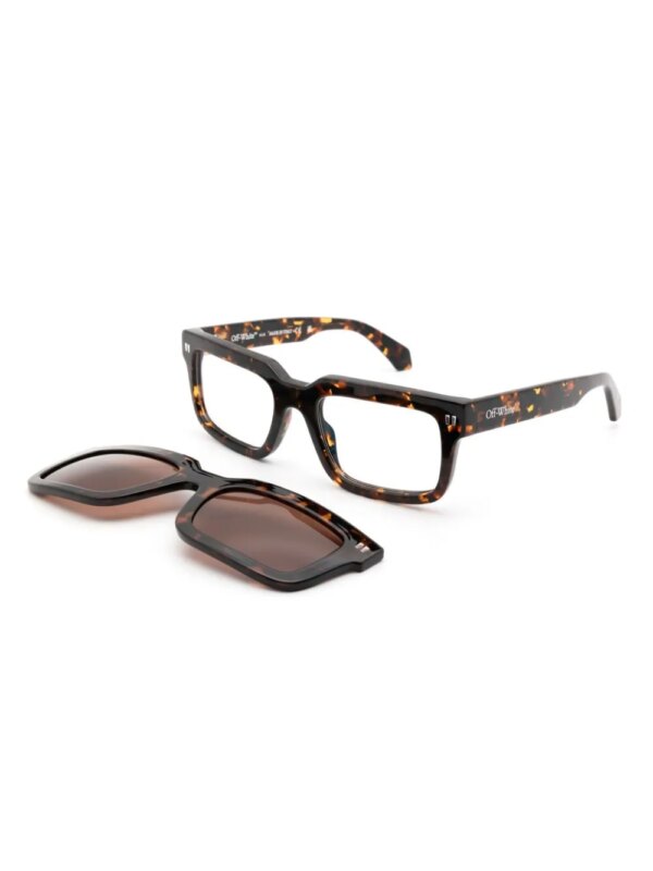 Off-White Eyewear Clip On2 zonnebril - Bruin