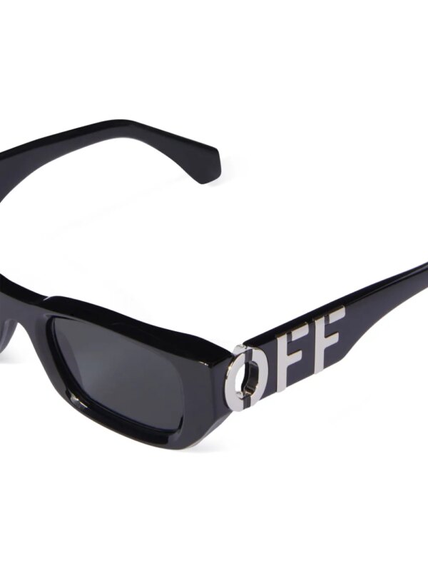 Off-White Eyewear Fillmore zonnebril met rechthoekig montuur - Zwart