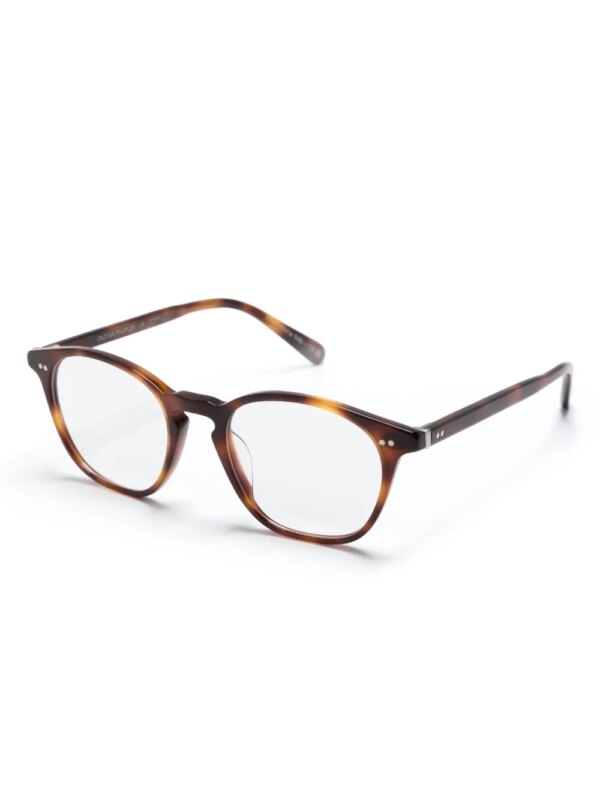 Oliver Peoples Zonnebril met pantos montuur - Bruin