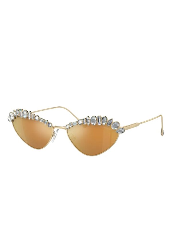 Swarovski Eyewear Zonnebril met cat-eye montuur - Bruin