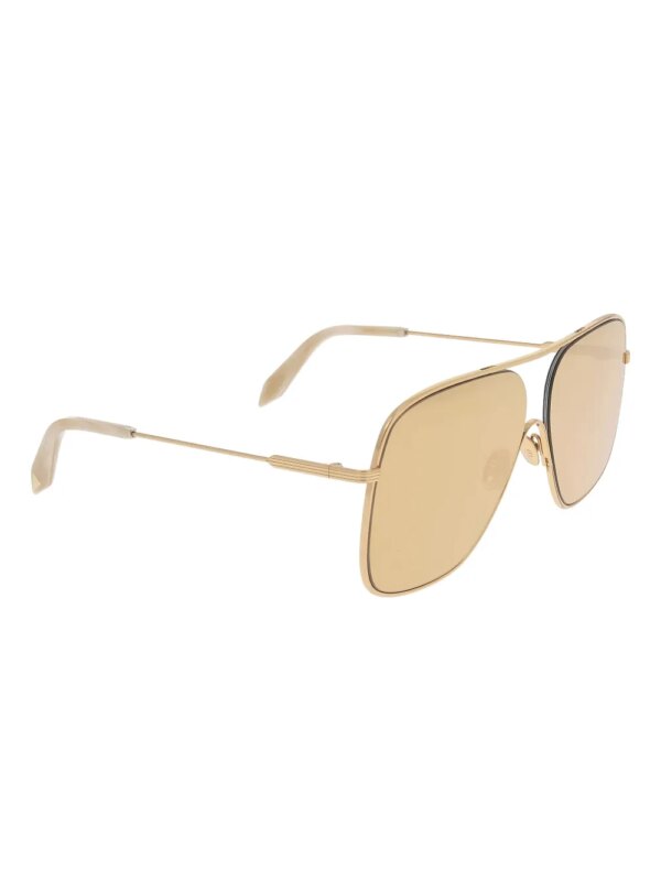 Victoria Beckham Eyewear Zonnebril met piloten montuur - Goud