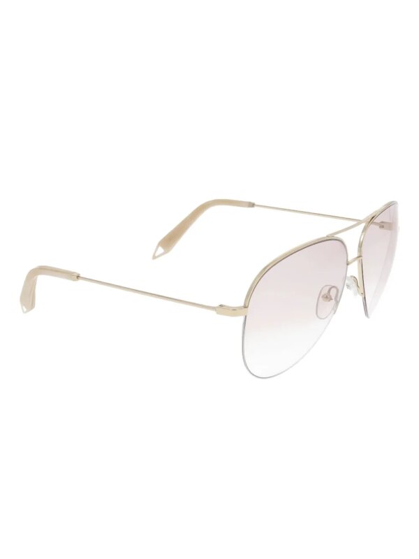 Victoria Beckham Eyewear Zonnebril met dubbele neusbrug - Goud
