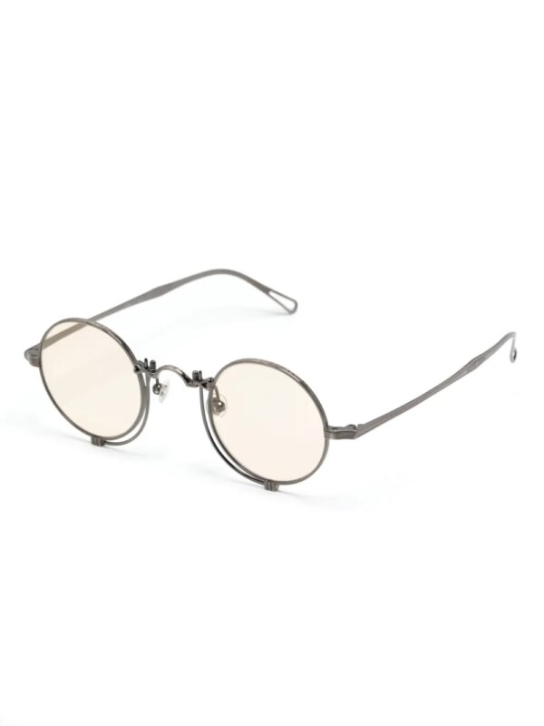 Matsuda 10601H zonnebril met rond montuur - Zilver