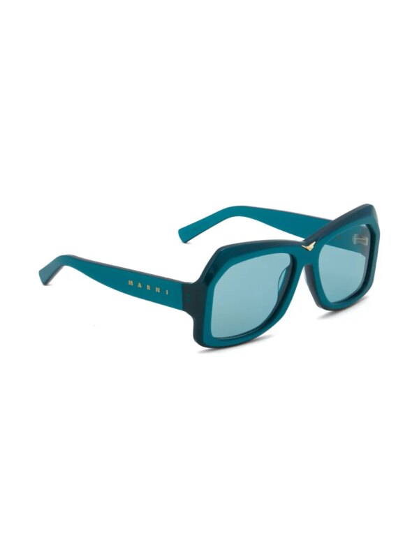 Marni Eyewear Tiznit zonnebril met oversized montuur - Groen