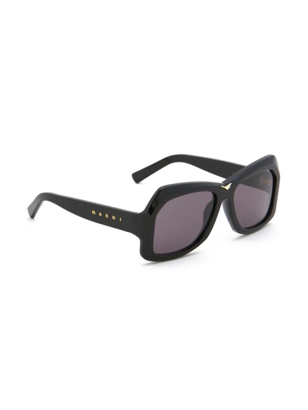 Marni Eyewear Tiznit zonnebril met oversized montuur - Zwart