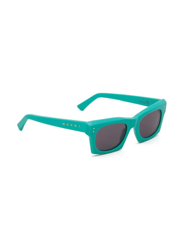Marni Eyewear Edku zonnebril met vierkant montuur - Groen
