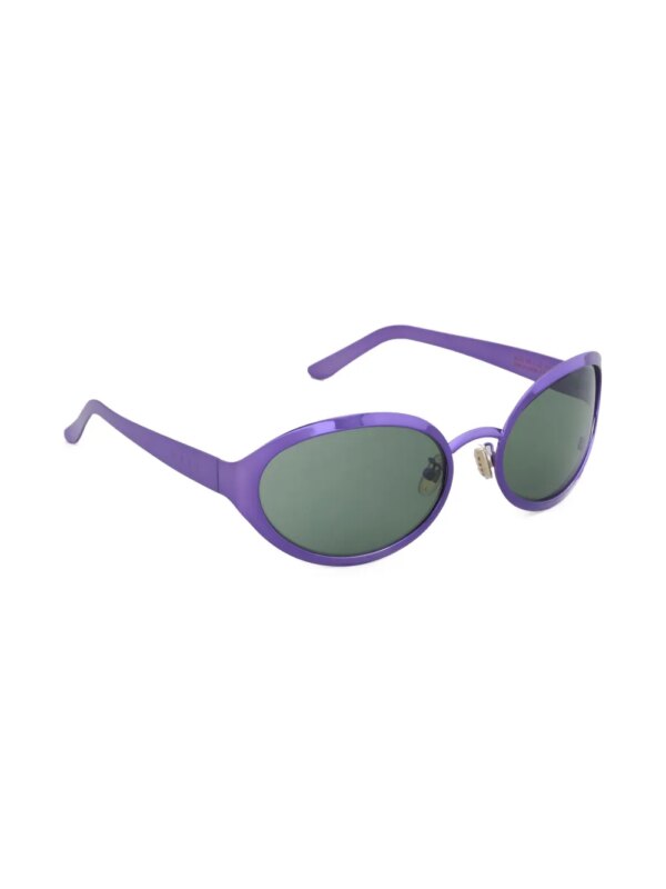 Marni Eyewear To-Sua zonnebril met ovalen montuur - Paars