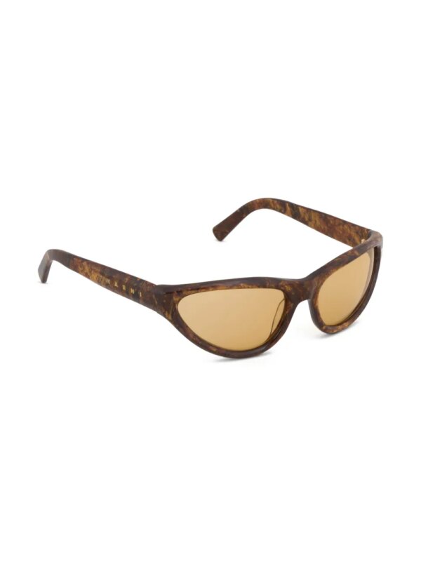 Marni Eyewear Maverick zonnebril met cat-eye montuur - Bruin