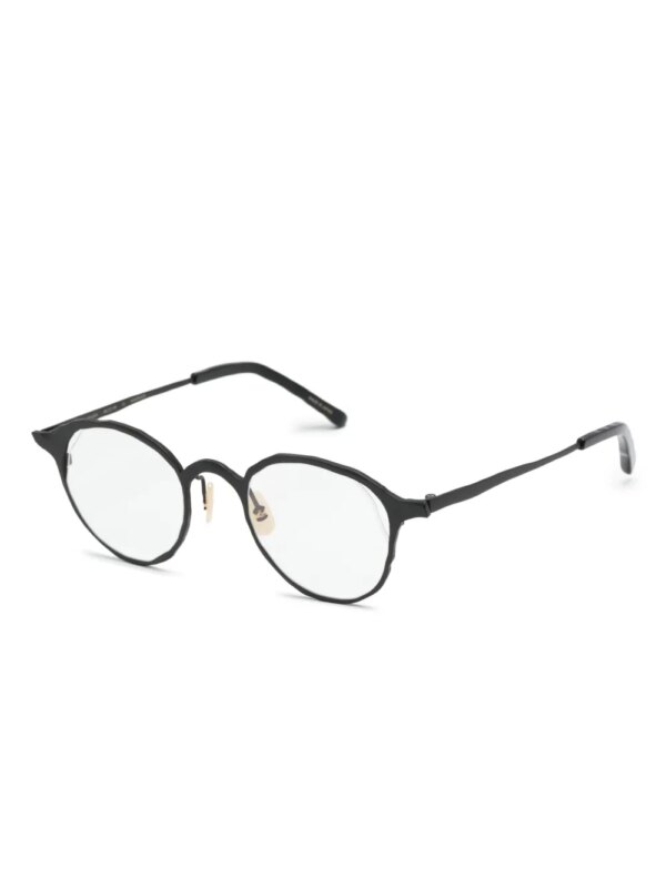 MASAHIROMARUYAMA MM0064 zonnebril met rond montuur - Zwart