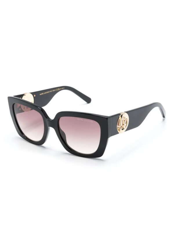 Marc Jacobs Eyewear J Marc zonnebril met vierkant montuur - Zwart