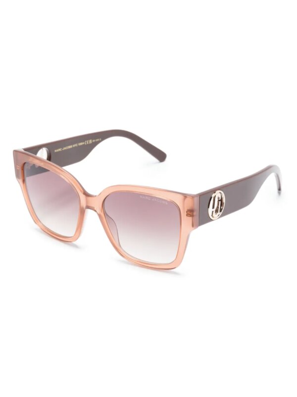 Marc Jacobs Eyewear J Marc zonnebril met vierkant montuur - Roze