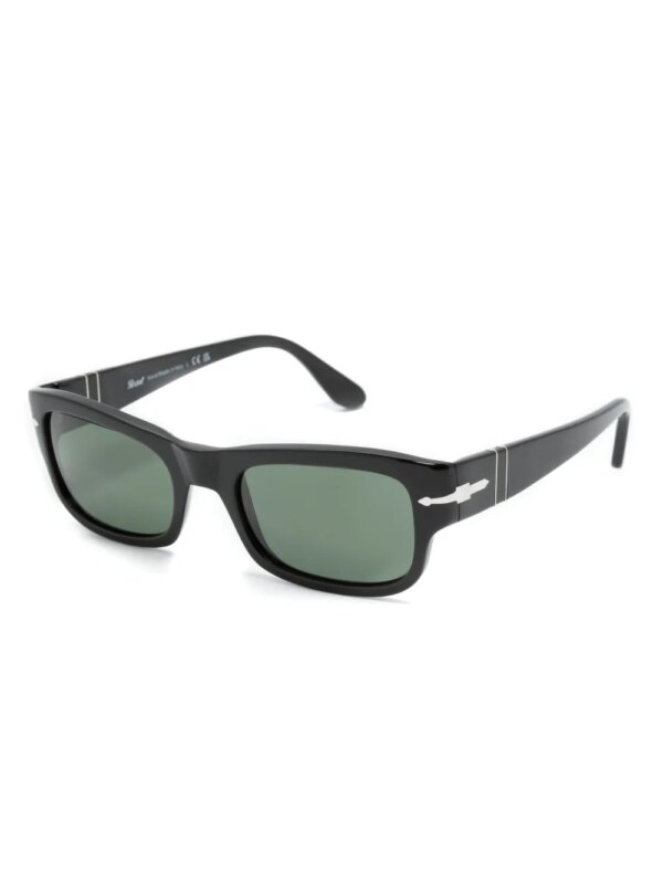 Persol PO3326S zonnebril met rechthoekig montuur - Zwart