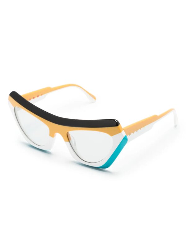 Marni Eyewear Devil's Pool zonnebril met cat-eye montuur - Groen