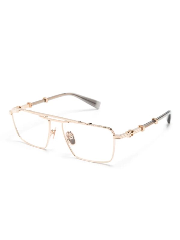 Balmain Eyewear Brigade VI zonnebril met vierkant montuur - Goud
