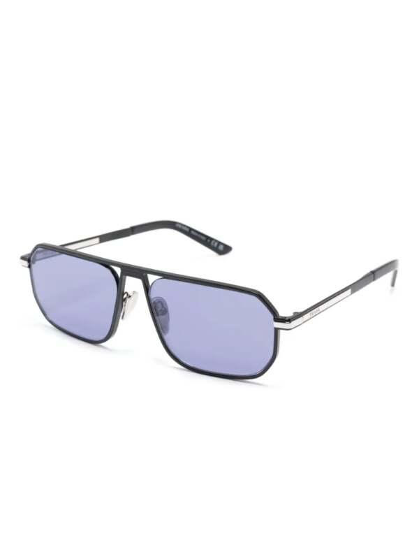 Prada Eyewear OPR A53S zonnebril met rechthoekig montuur - Zwart