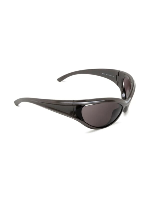 Balenciaga Eyewear Dynamo Wrap zonnebril met oversized montuur - Grijs
