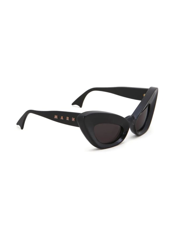Marni Eyewear Zonnebril met cat-eye montuur - Zwart