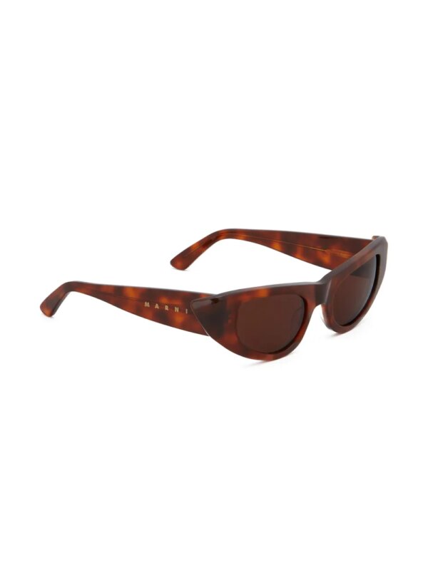 Marni Eyewear Zonnebril met cat-eye montuur - Bruin