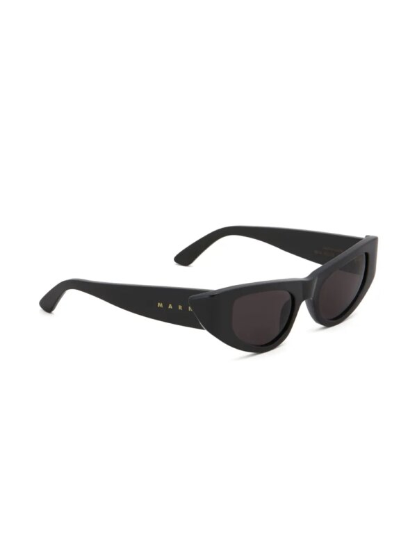 Marni Eyewear Zonnebril met cat-eye montuur - Zwart