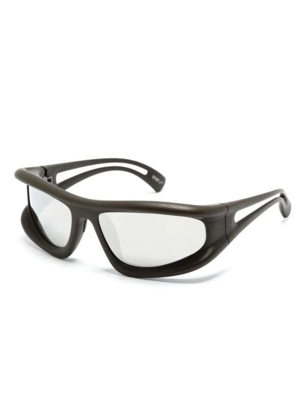 Mykita Zonnebril met schild montuur - Groen