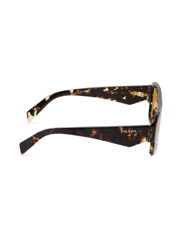 Prada Eyewear Symbole zonnebril met vierkant montuur - Bruin