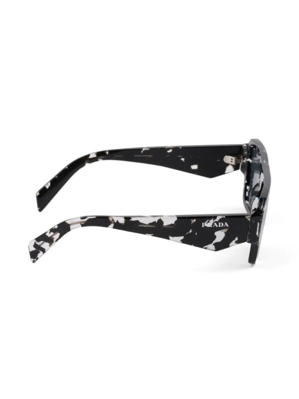 Prada Eyewear Symbole zonnebril met vierkant montuur - Zwart