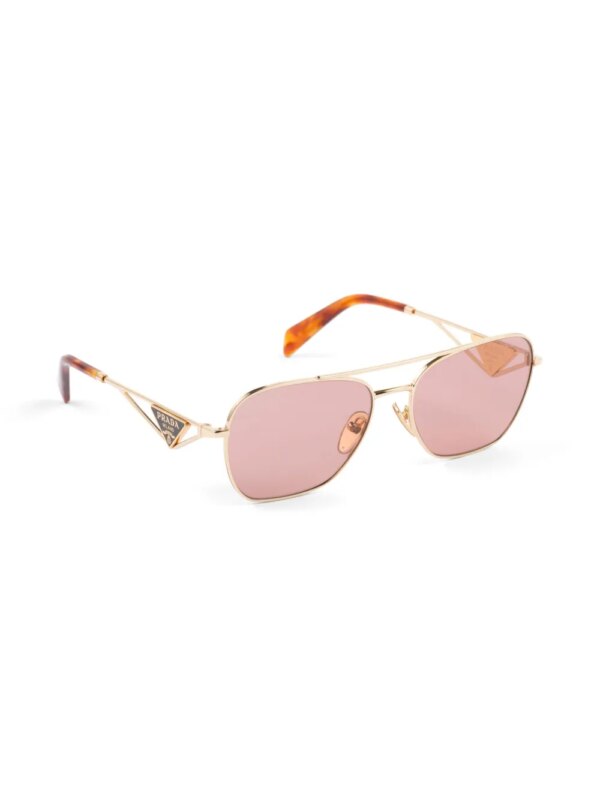 Prada Eyewear Zonnebril met piloten montuur - Roze