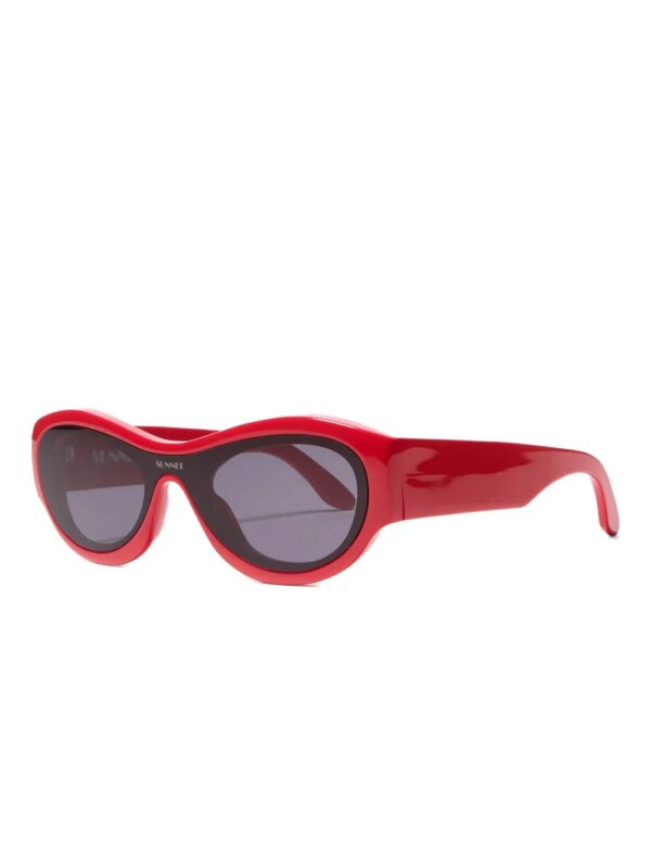 Sunnei Zonnebril met cat-eye montuur - Rood