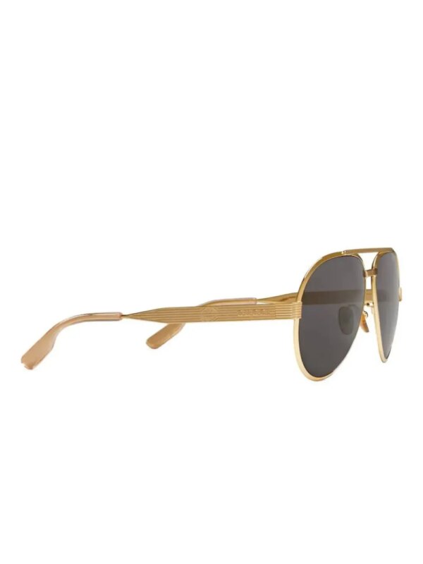 Gucci Eyewear Zonnebril met piloten montuur - Goud
